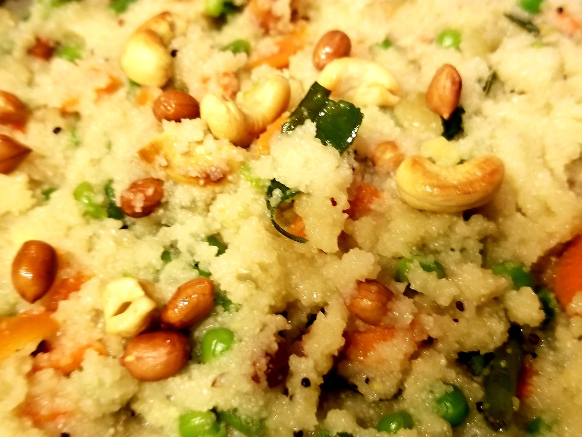 Savoury Suji Upma / Semolina&nbsp;Porridge